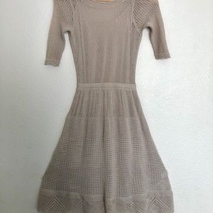 Express cotton open-back dress